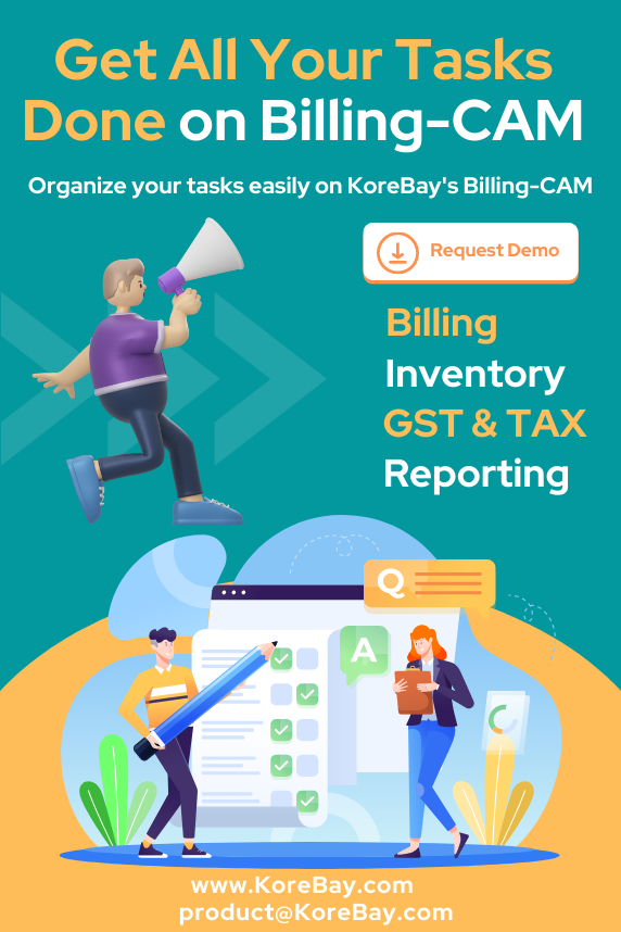 KoreBay Solutions Product Billing-CAM Side Banner