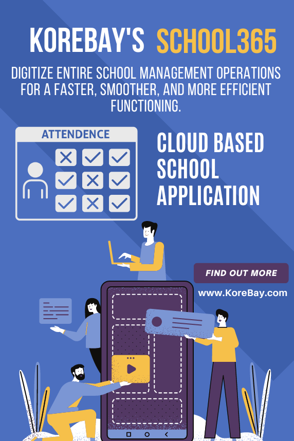 KoreBay Solutions School365 School Management Software Side Banner